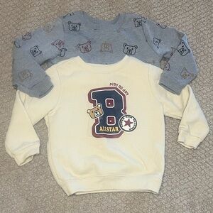 Set if 2 | Kids Beary Print Sweatshirts